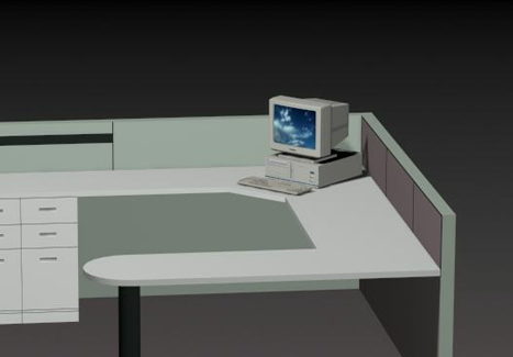 U Shaped Office Workstation Furniture