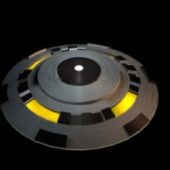 Round Ufo Spaceship Design