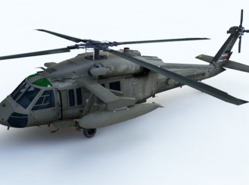 Utility Helicopter Uh-60 Black Hawk