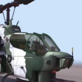 Us Military Ah-1w Attack Helicopter