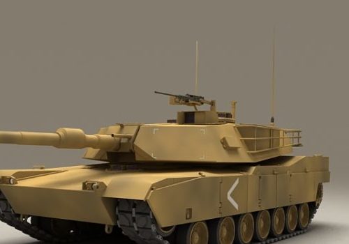 Us Military M1a1 Abrams Tank