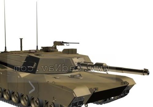 Usa Military M1 Abrams Battle Tank