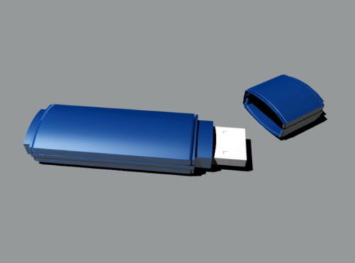 Blue Usb Flash Drive