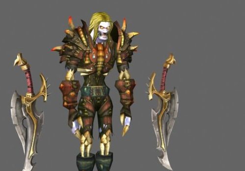 Undead Rogue Game Character