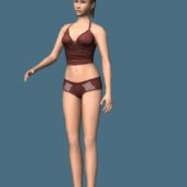 Underwear Woman Rigged | Characters