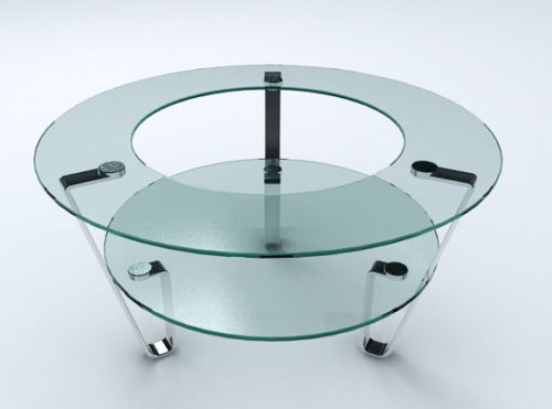 Modern Unique Glass Coffee Table