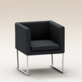 Furniture Upholstered Cube Chair