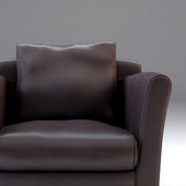 French Armchair Upholstered Leather | Furniture