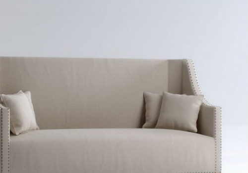 Upholstered Fabric Settee Loveseat | Furniture