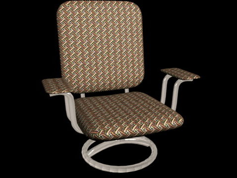 Outdoor Upholstered Swivel Chair
