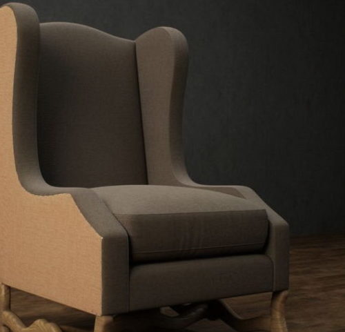 Upholstered Wingback Armchair | Furniture