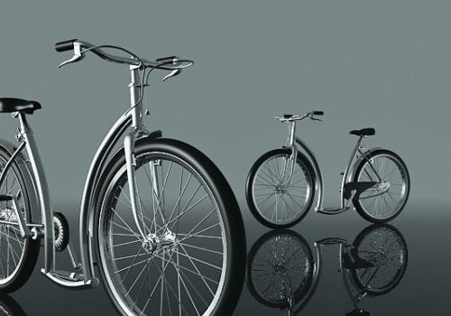 Utility Bicycles Car 3D Model - .Max - 123Free3DModels