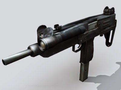 Military Uzi Submachine Gun
