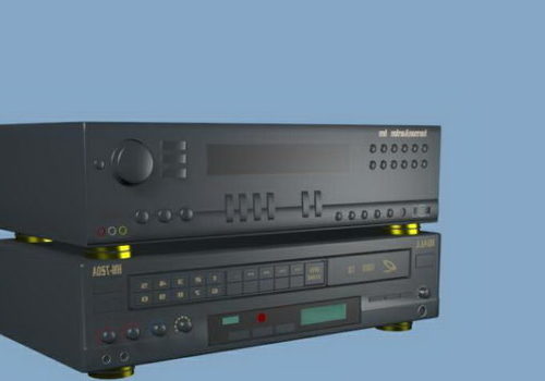 Electronic Vcd Player And Amplifier