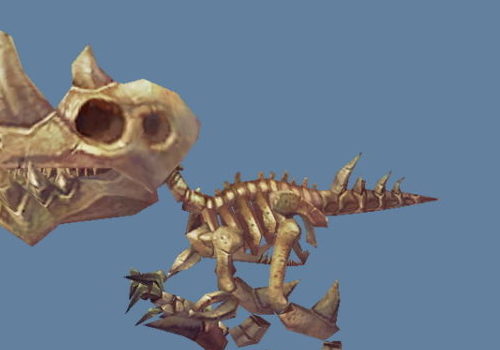 Raptor Dinosaur Skeleton