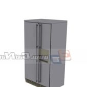 Electronic Vertical Stainless Steel Refrigerator