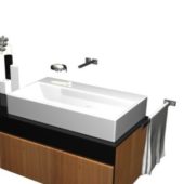 Furniture Vessel Sink Vanity Combo