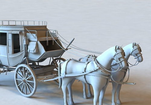 Vintage Western Horse Carriage