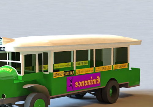 Indian Vintage School Bus
