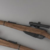 Vintage Sniper Rifle Gun
