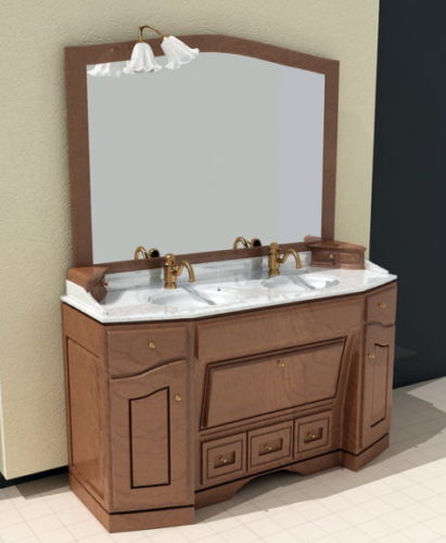 Vintage Bathroom Vanity Design