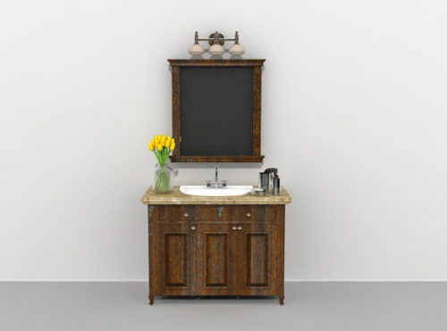 Vintage Bathroom Vanity Mirror Design