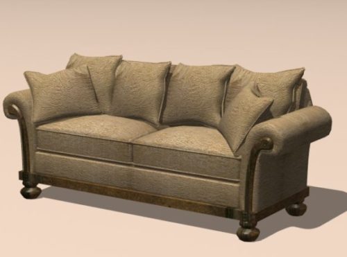 Vintage Furniture Loveseat Sofa