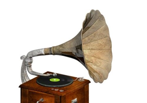 Electronic Vintage Phonograph