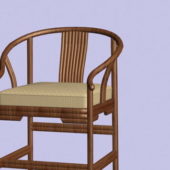 Vintage Furniture Wood Arm Chair