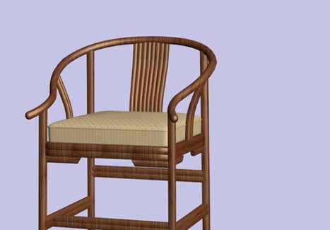 Vintage Furniture Wood Arm Chair