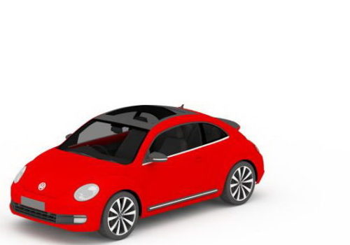 Red Volkswagen Beetle Car