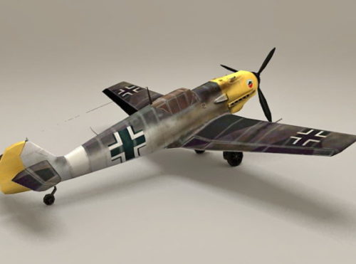 Ww2 Bf-109 Fighter Aircraft