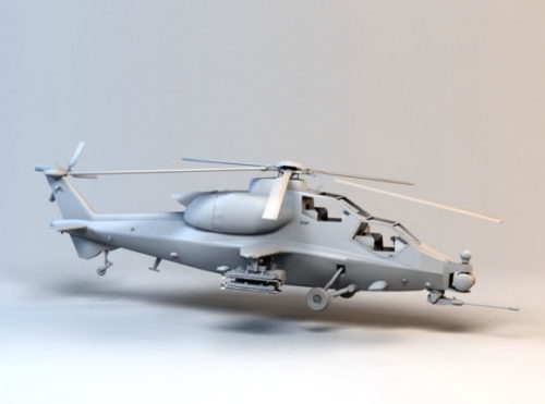 Wz10 Attack Army Helicopter