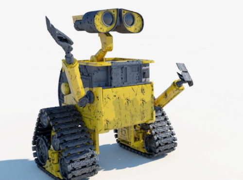 Wall-e Scifi Robot Character