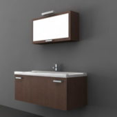 Wall Mount Bathroom Furniture Sink Cabinet