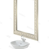 Wall Mount Basin With Mirror Furniture