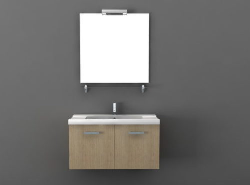Modern Wall Mounted Sink Cabinet Mirror