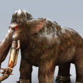 War Mammoth Rigged | Animals