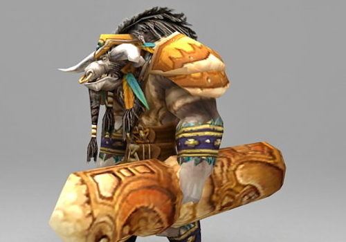 Warcraft Bloodhoof Character