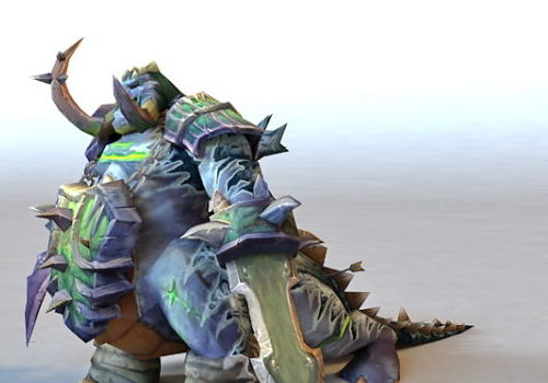 Warcraft Character Pit Lord Rigged