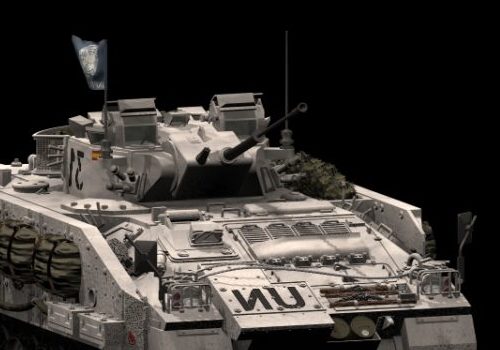 Military Warrior Infantry Fighting Vehicle
