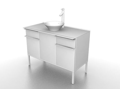 Home Wash Basin Cabinet Design