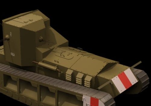 Military Whippet Mk A Medium Tank