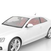 White Audi S5 Car V1
