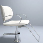 Furniture White Barber Chair