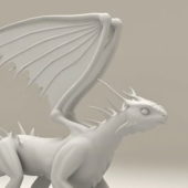 White Dragon Lowpoly | Animals