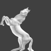 White Horse Animal Figurine