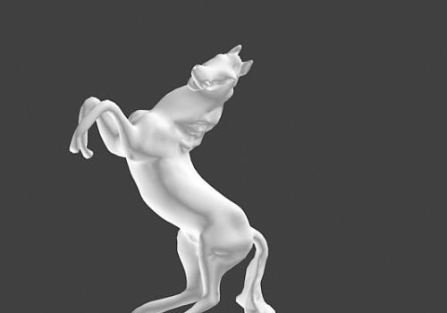 White Horse Animal Figurine