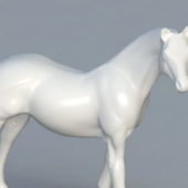 White Horse Stone Statue