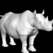 Rhino Lowpoly Animal